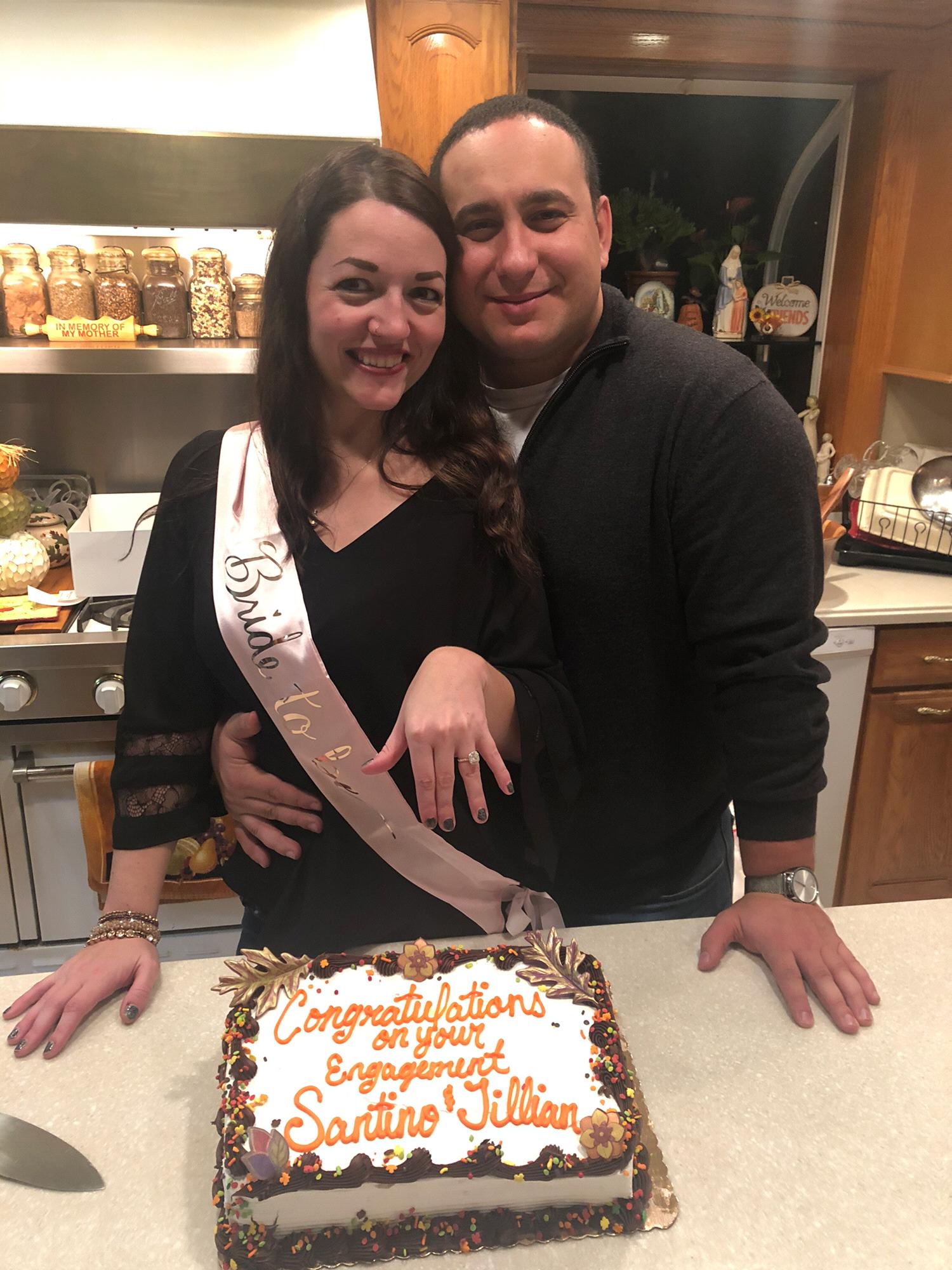 Celebrating after I said YES! (11.14.20)