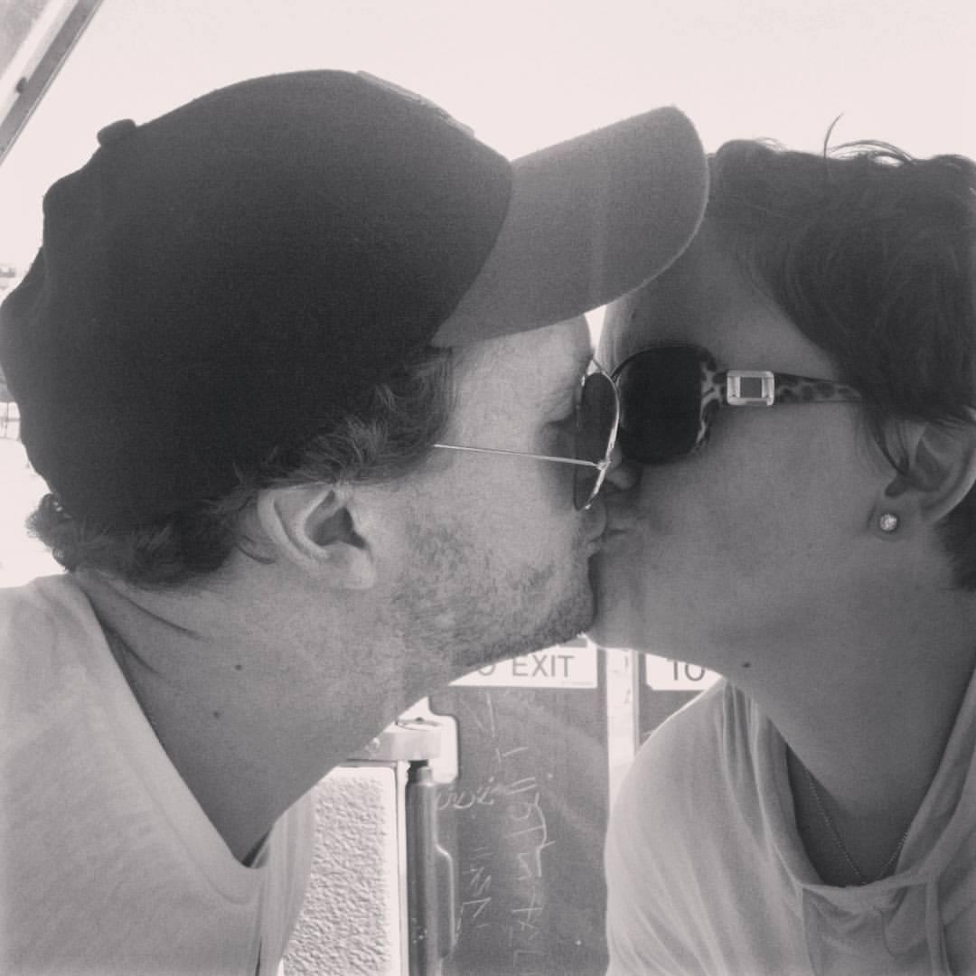 On the ferris wheel in Santa Monica. Fact: Ella LOVES Ferris Wheels to the point where Matthew considered proposing on one.