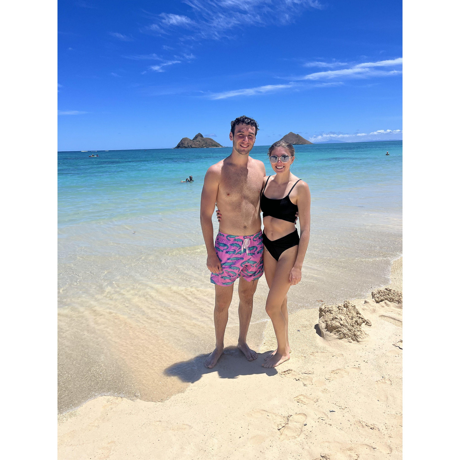 Enjoying Hawaii after our proposal