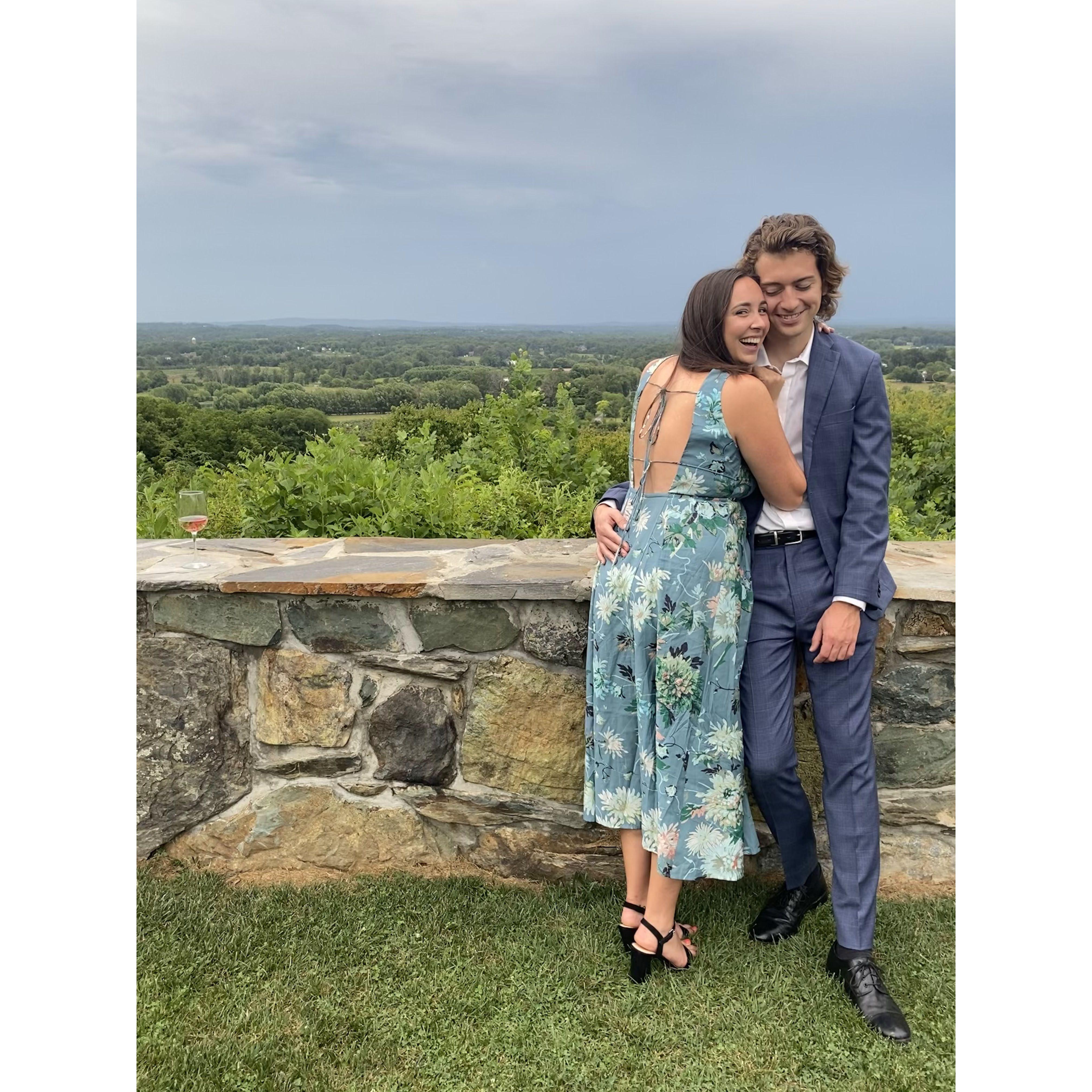 Our first wedding! Shoutout to Sara and Marc.