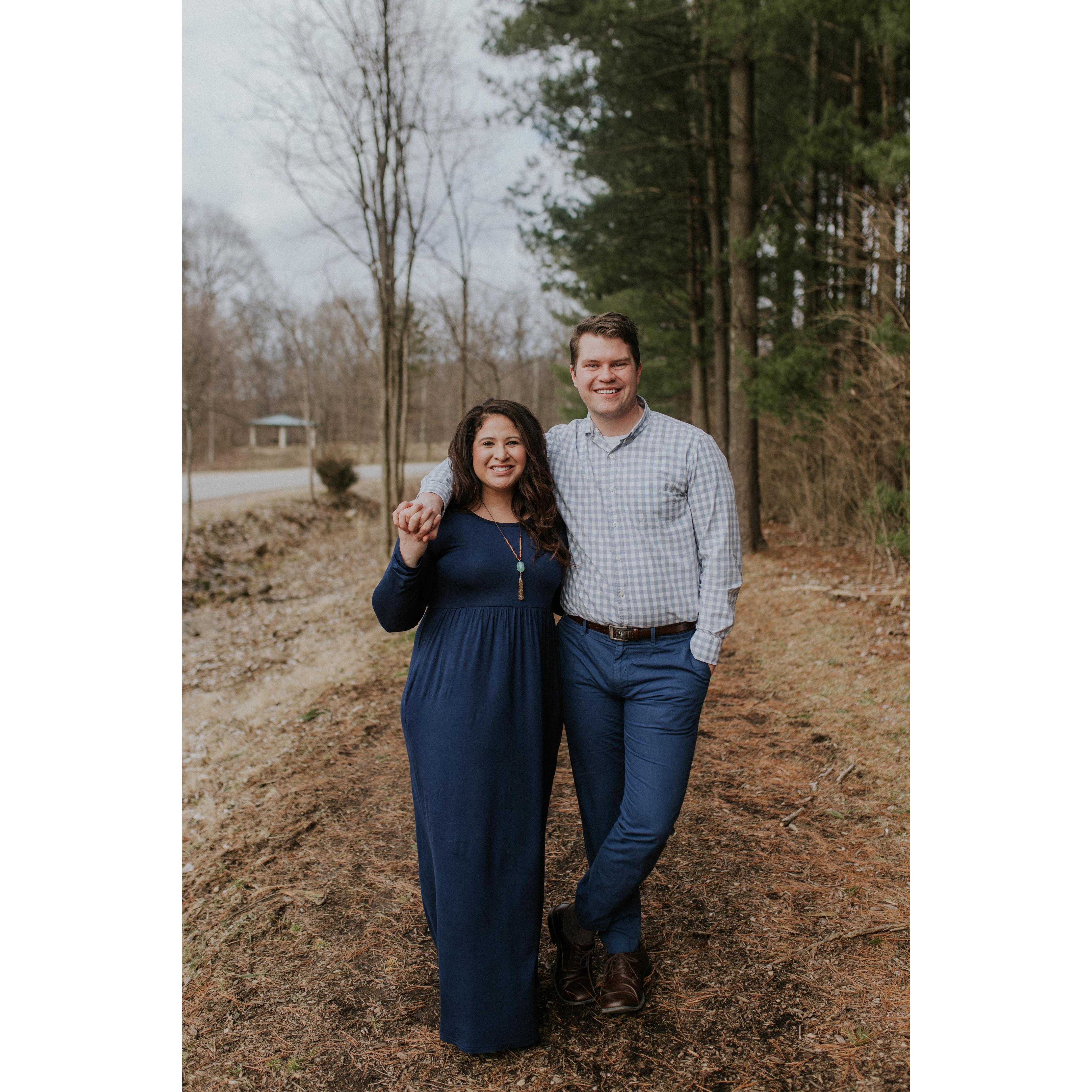 Our beautiful engagement pictures were taken by Caitlin Trainer of @caitrosephotography at Hoover Dam Reservoir Park.