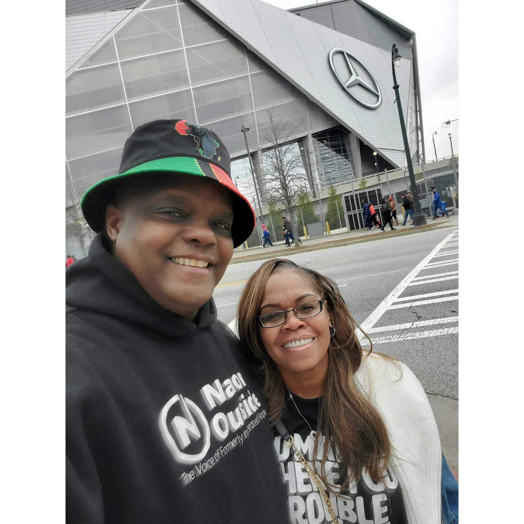 First Falcons game together