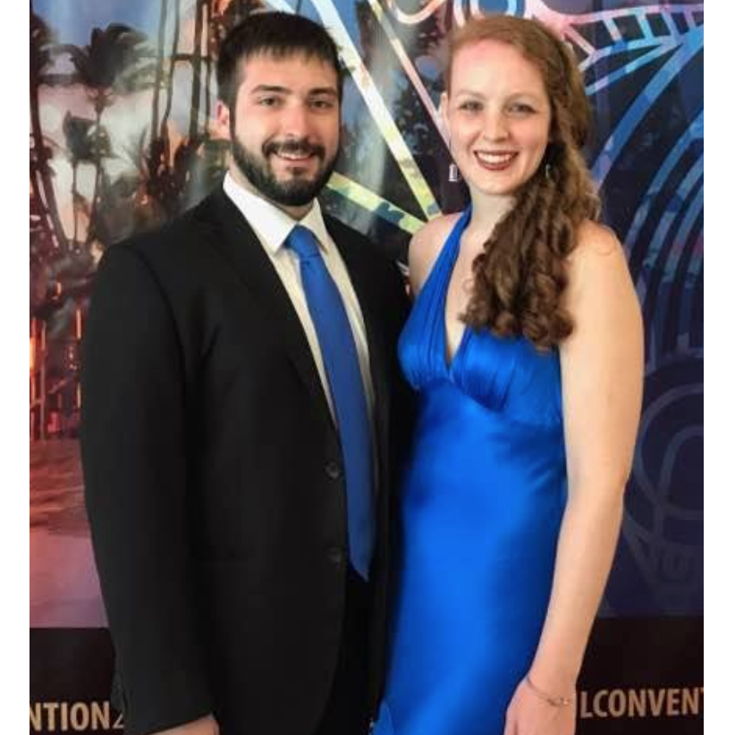 Cameron and Celeste all dressed up in Cancun 2017!