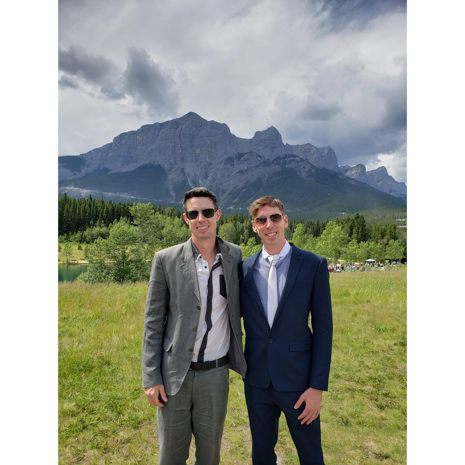 Katie's wedding in Banff