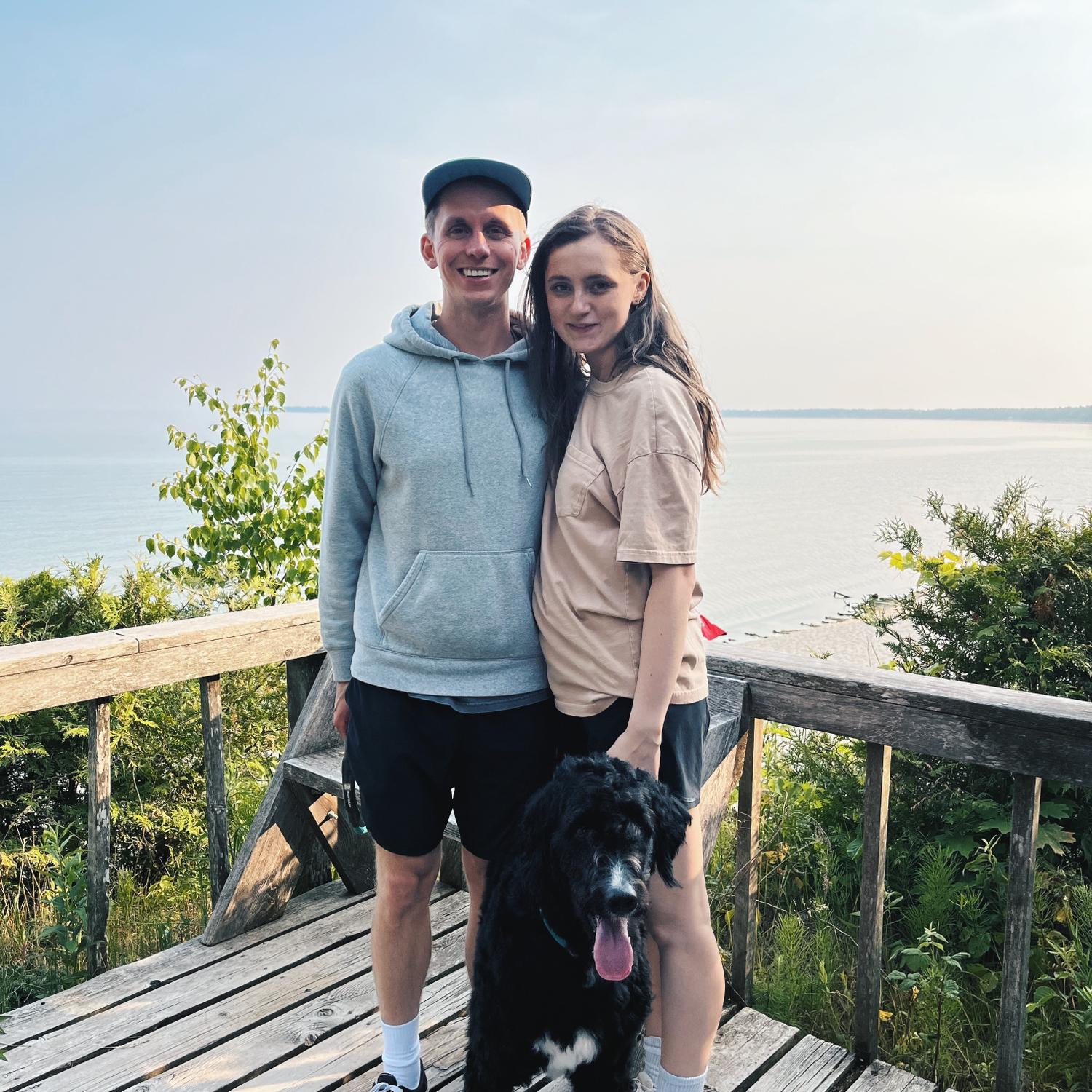 a favorite photo spot of ours and bons most favorite beach (the sand is everything to her)