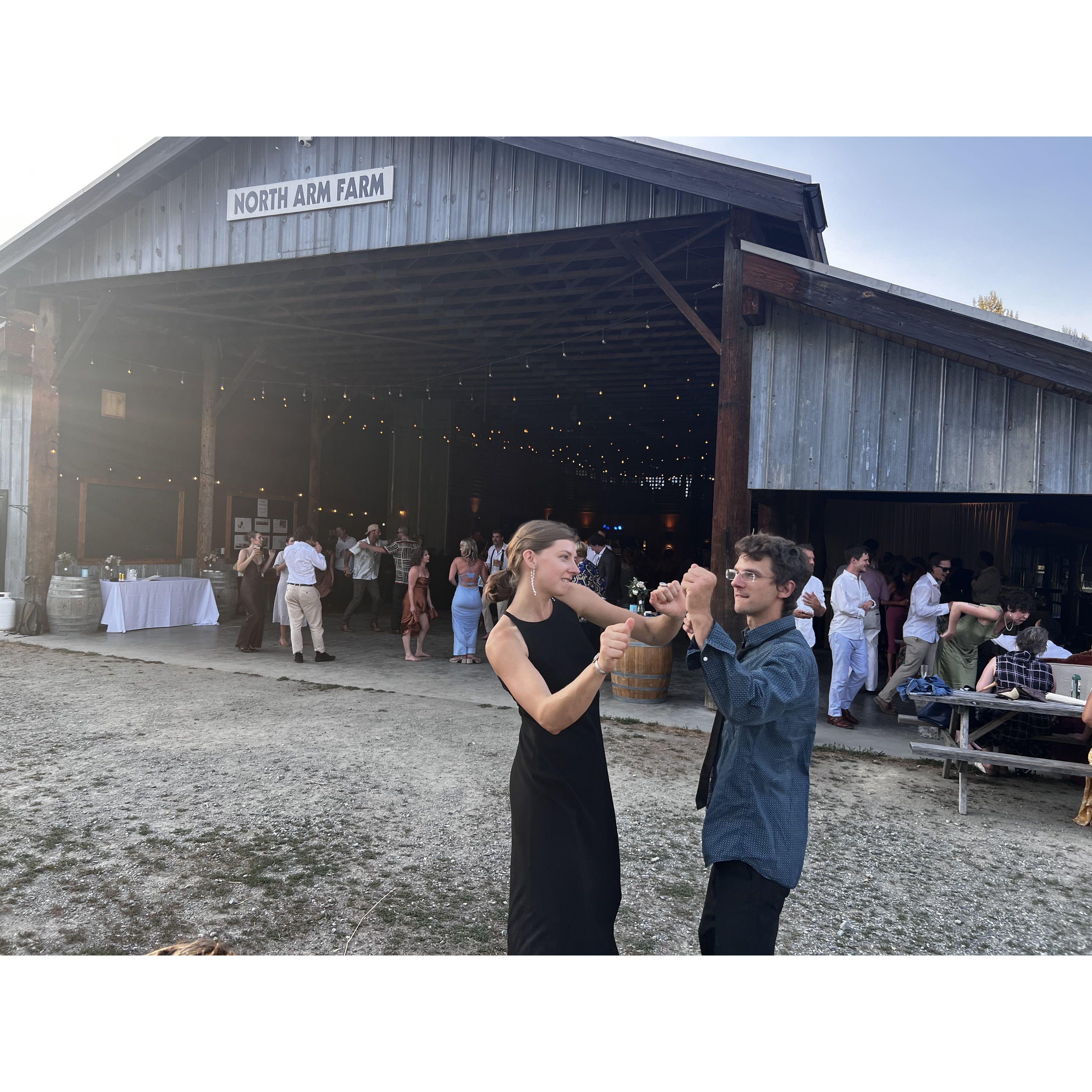 Don't forget your dancing shoes (that can also handle various surfaces like gravel, rough asphalt, grass, rocky paths, etc)