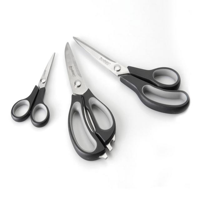 BergHOFF CooknCo 3Pc Kitchen Scissor Set, Black/Grey