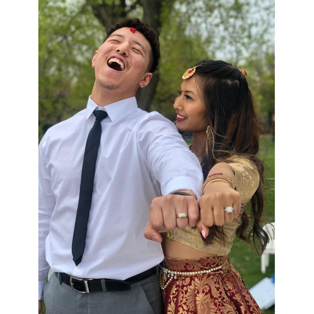 The day we got engaged....