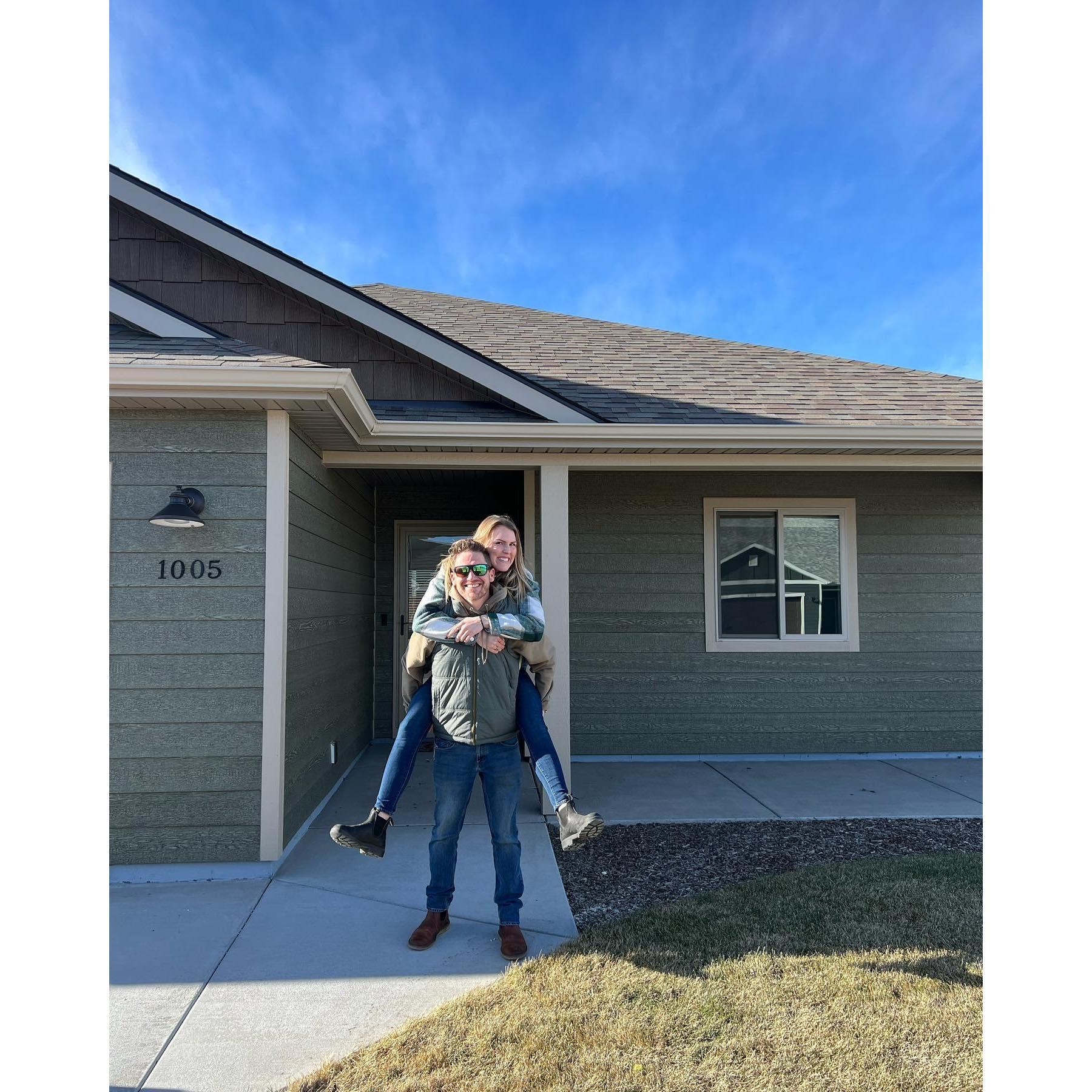 Our first home purchase together!