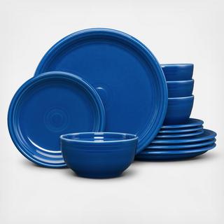 Bistro Coupe 12-Piece Dinnerware Set, Service for 4