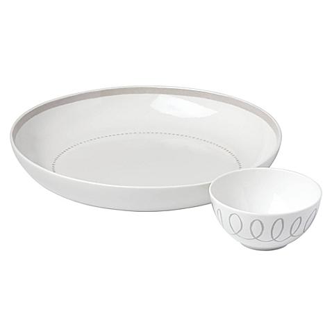 kate spade new york Charlotte Street™ Chip and Dip in Grey