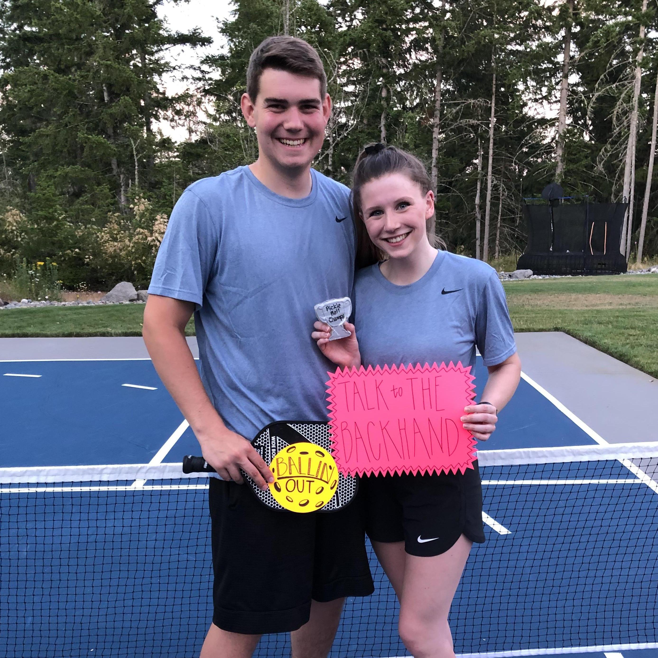 Pickleball champs summer of 2019