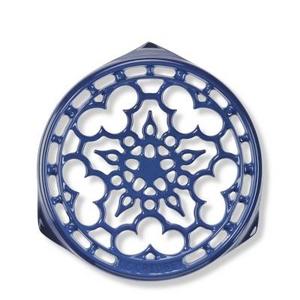 Le Creuset Deluxe Round Trivet, 9", Lapis