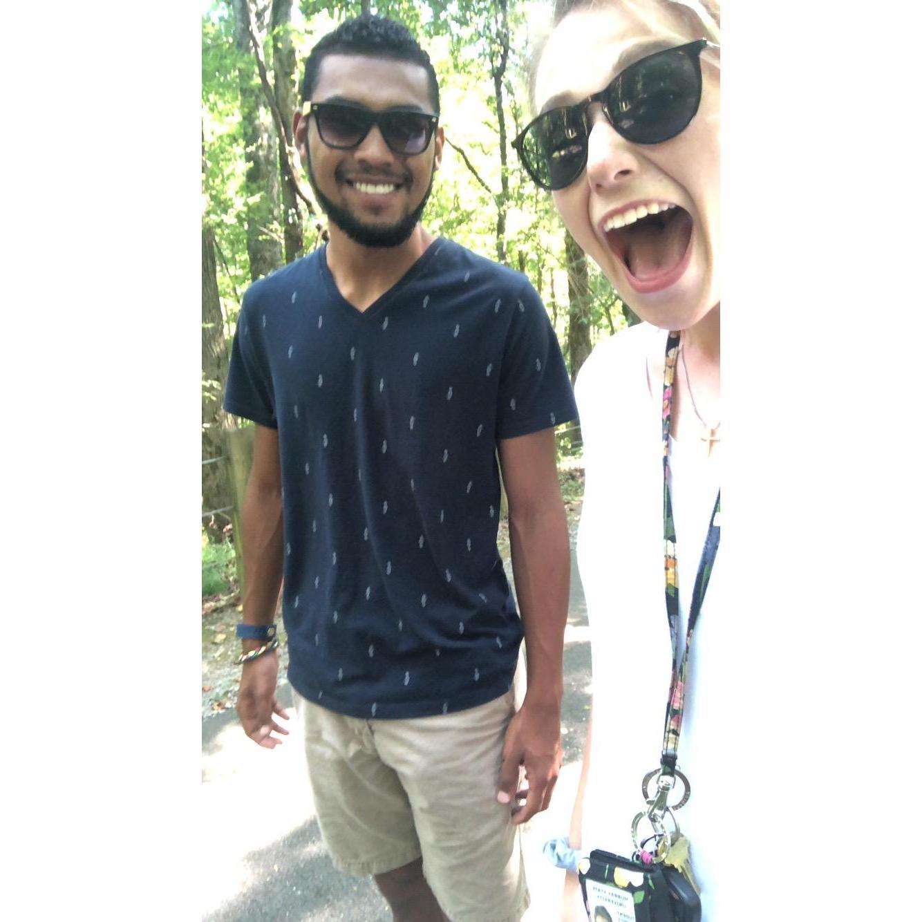 Our first date...well it became a date.