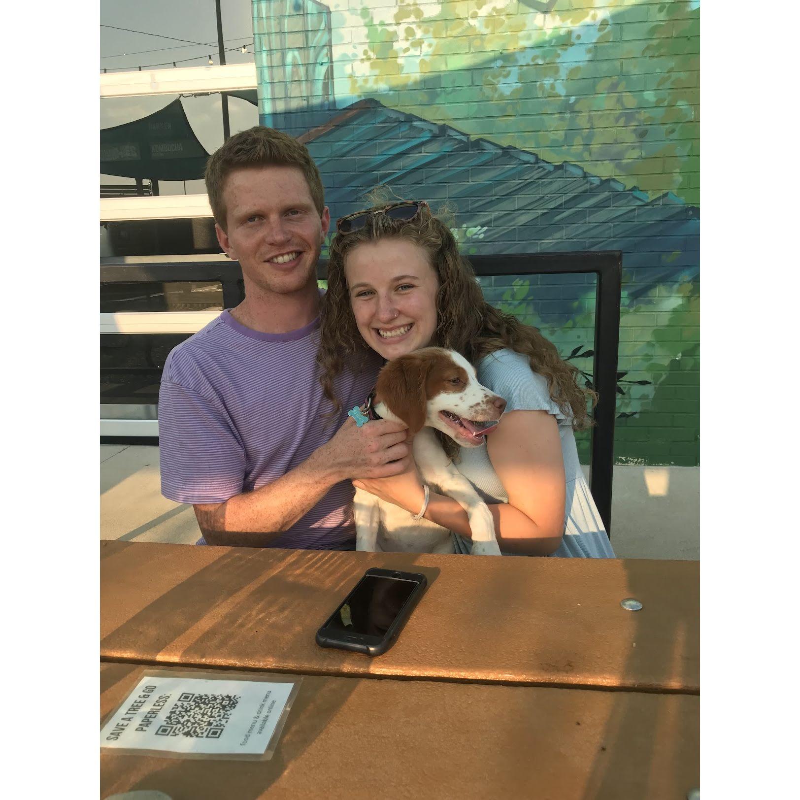 In July of 2021, Jake wanted to get a puppy and he let Annie pick her out. Welcome to our life sweet puppy June!