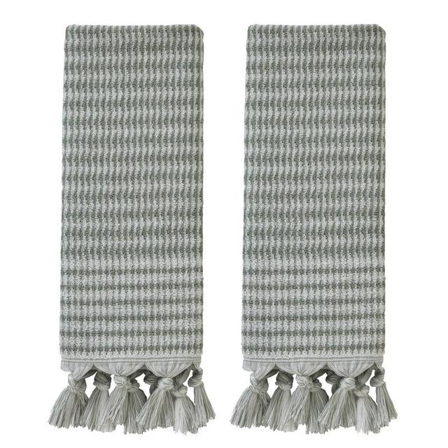 2pc Longborough Hand Towel Set Sage - SKL Home