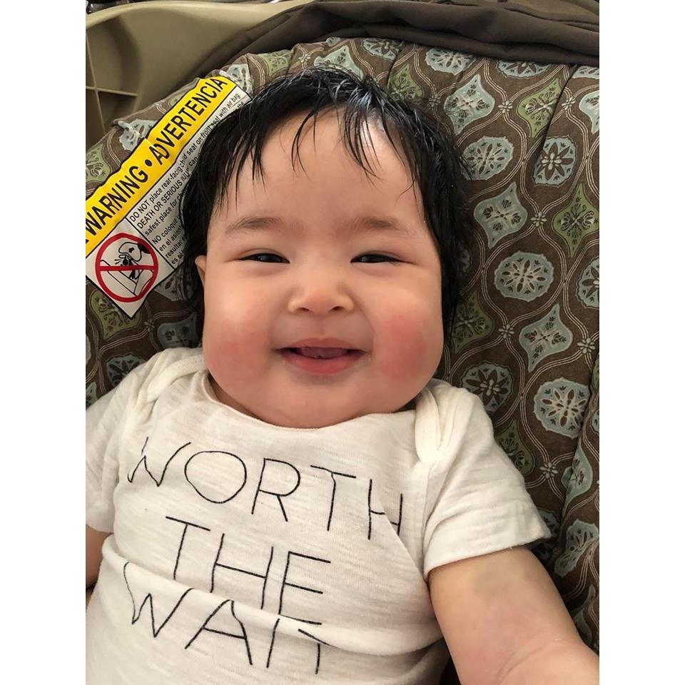 Excited to see Dad for the first time! Flying to the Philippines...