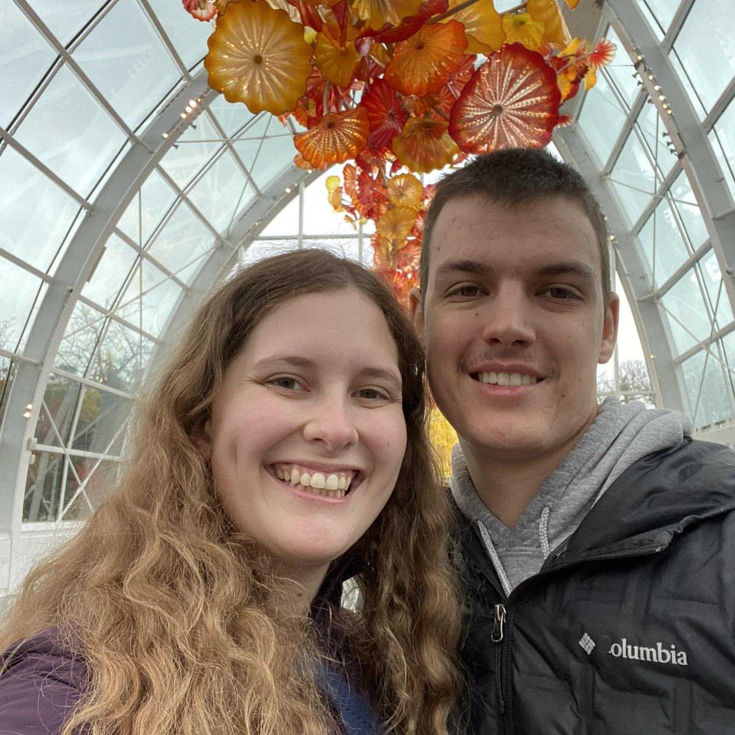 The Chihuly Garden and Glass in Seattle, WA. We went to visit Ethan in 2023.