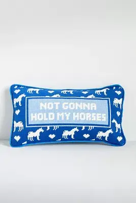 Furbish Studio Mini Needlepoint Pillow