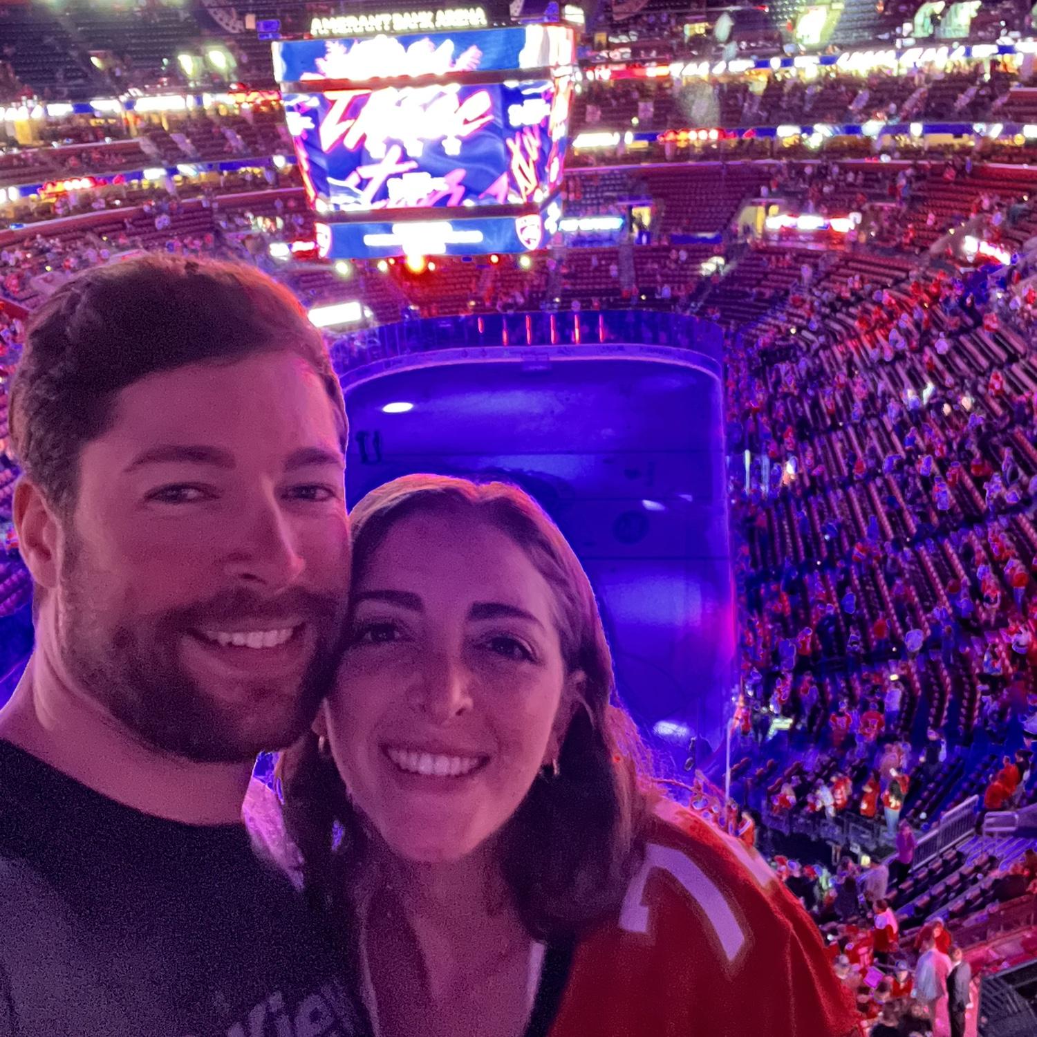 Stoan’s first panthers game, go panthers!!