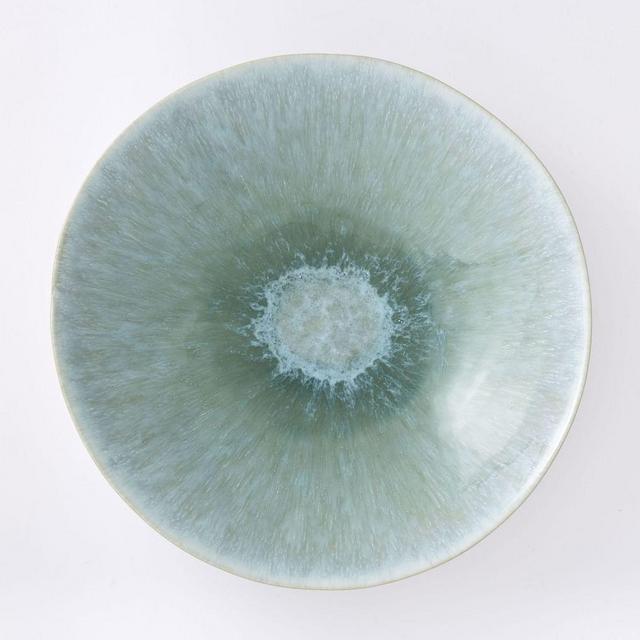 Reactive Glaze Salad Bowl, Dusty Mint