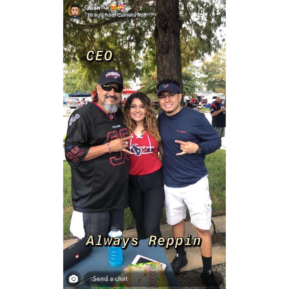 Texans games with Gia's dad was always the most fun!
