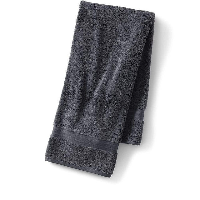 Lands' End Supima Towel Rich Steel Bath-Bath Towel No Sz