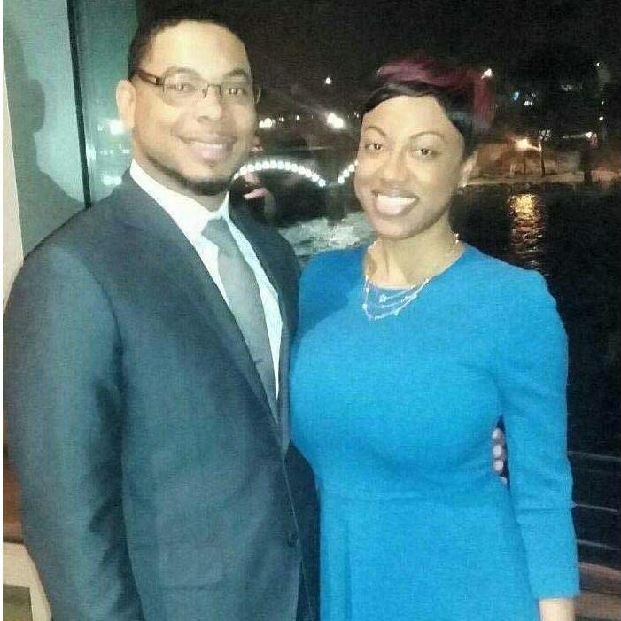 At the GVSU President's Ball in 2016 back when we first made out relationship official.