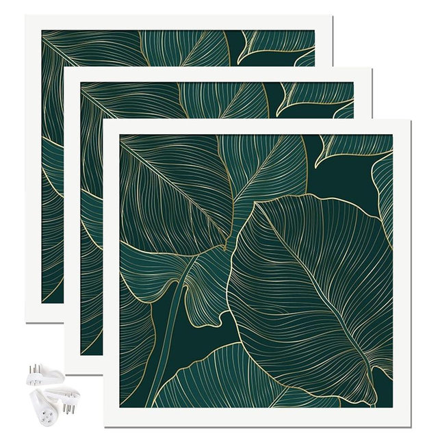 keibiubu White Picture Frame Set of 3, 20x20 Picture Frame for Square Photo Poster Canvas Certificate Document Display Horizontally or Vertically High Transparent Wall Gallery(Size 20 x 20 inches)