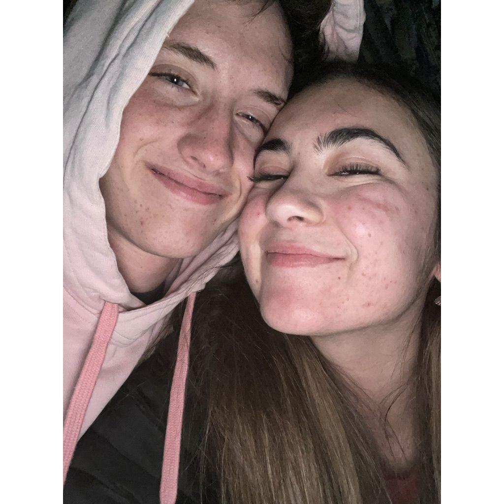This was right after we first said "I love you" and officially became boyfriend and girlfriend!