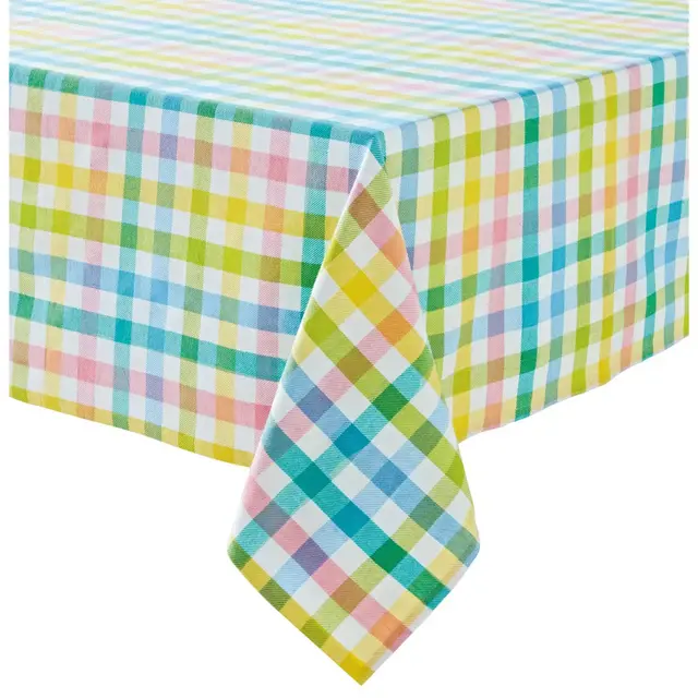 H for Happy™ Easter Gingham 60-Inch x 120-Inch Oblong Tablecloth