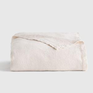 Vintage Wash European Linen Bed Cover in OAT