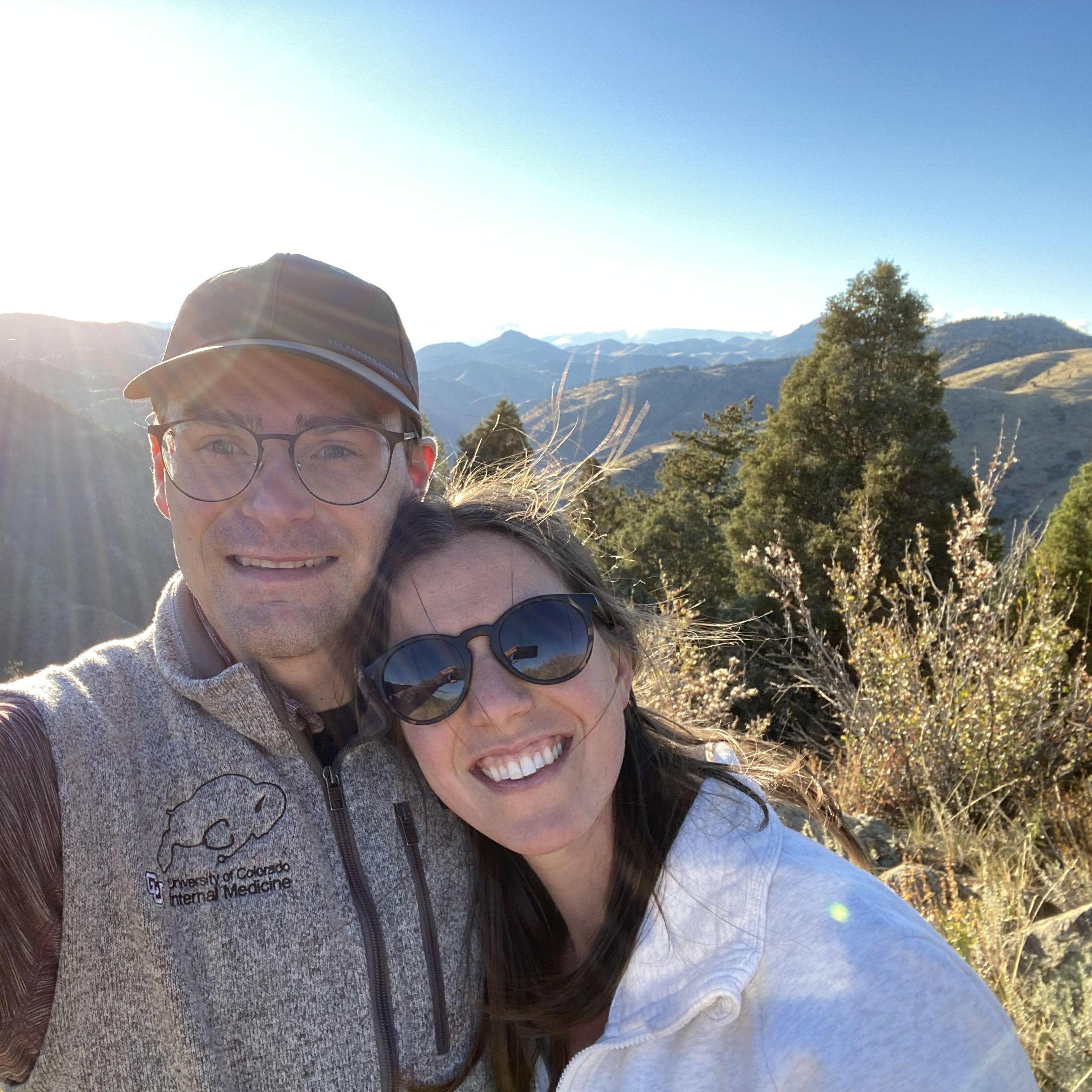 Hiking near our home