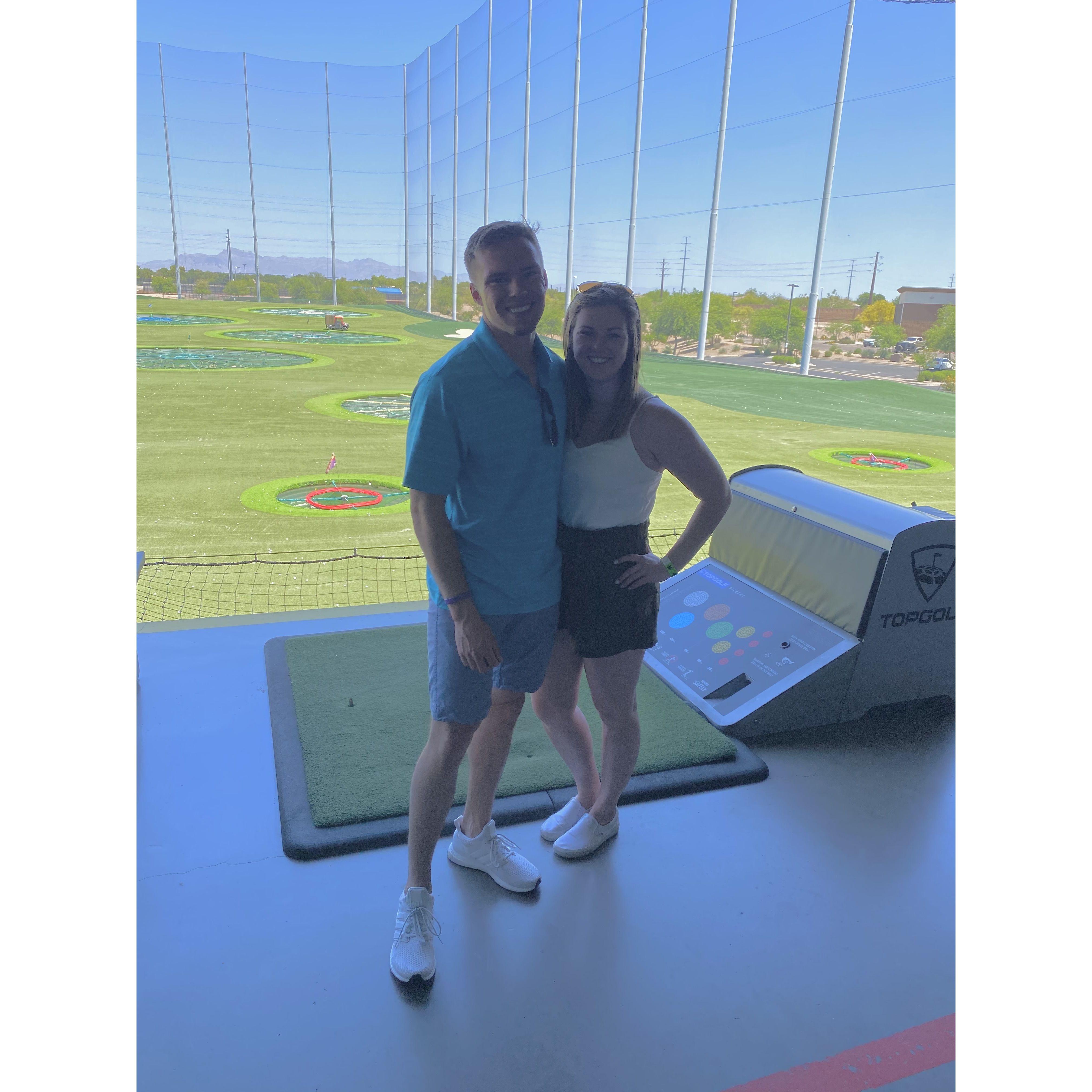 Our first trip together down to Arizona
