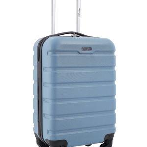 Wrangler Hardside Spinner Carry-On Luggage, Blue Heaven, 22-Inch