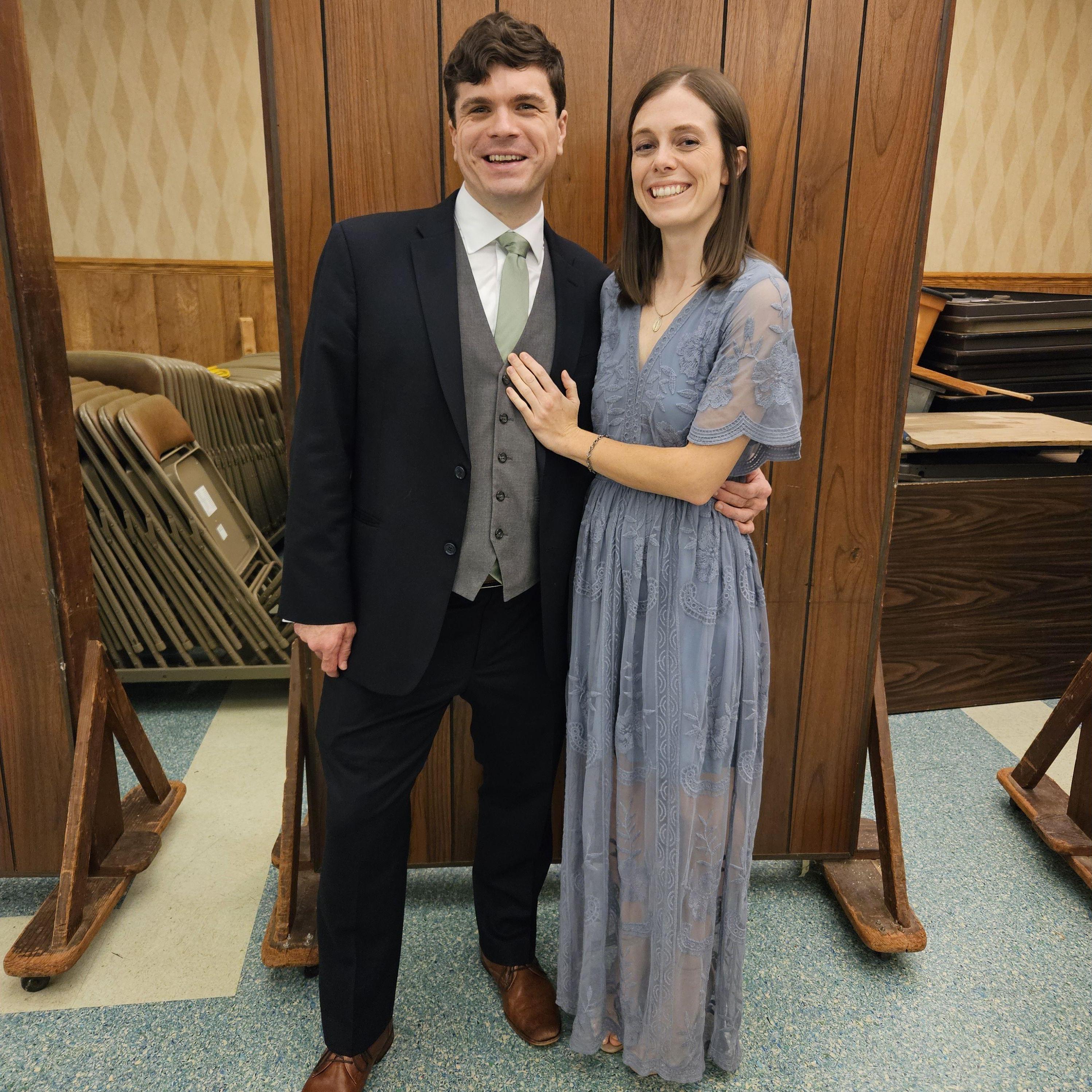 September 2024 - Attending the wedding of one of Peter's seminary classmates