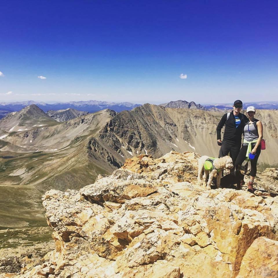 Mike & Cecily's first 14er hike together: Mt. Belford