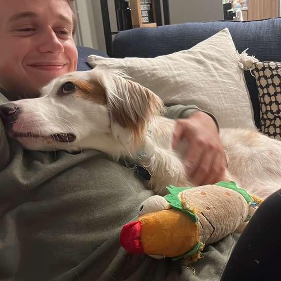 The very first picture I have of Jack. Jack and Echo were best friends from Day 1.