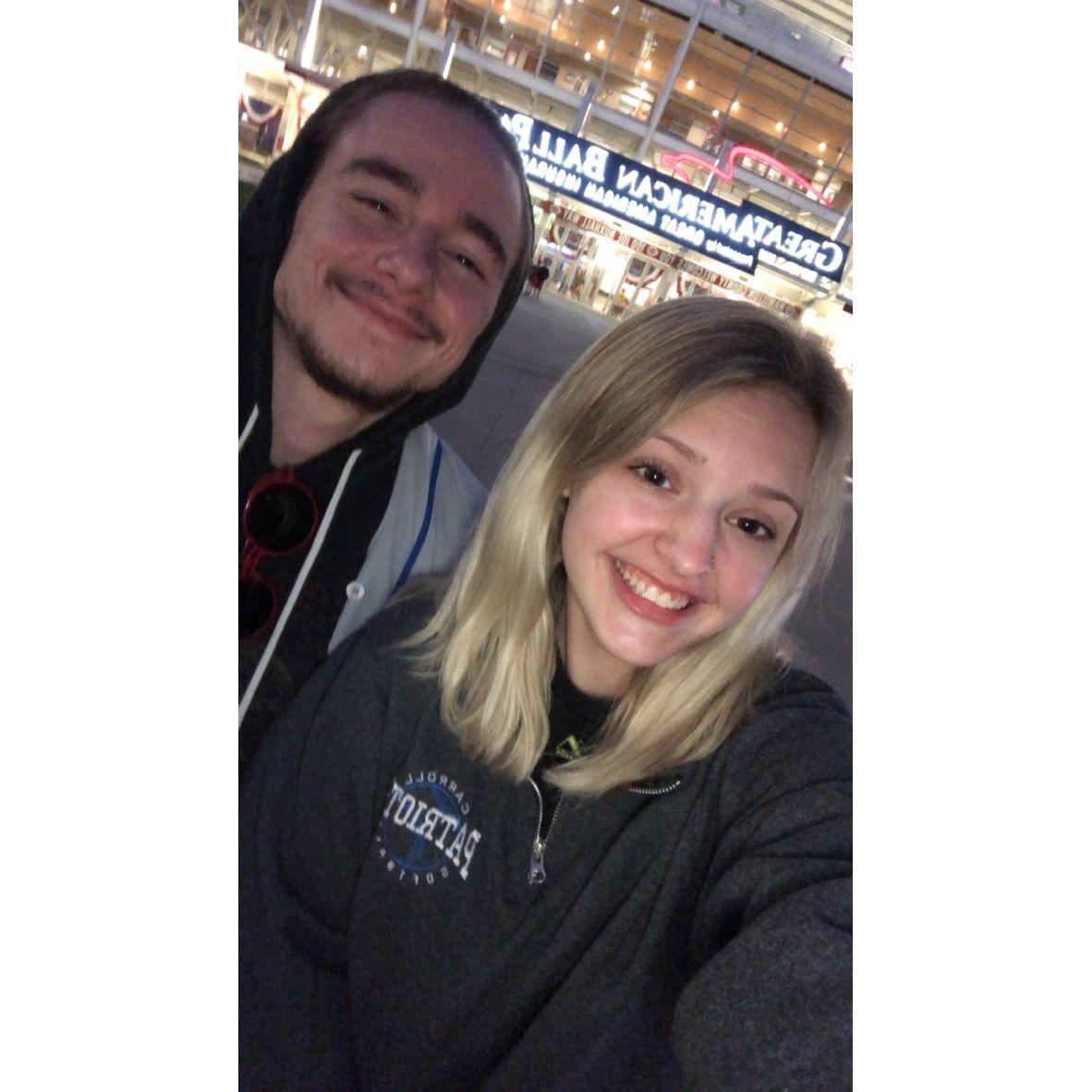 Our First Cubs/Reds Game Together!