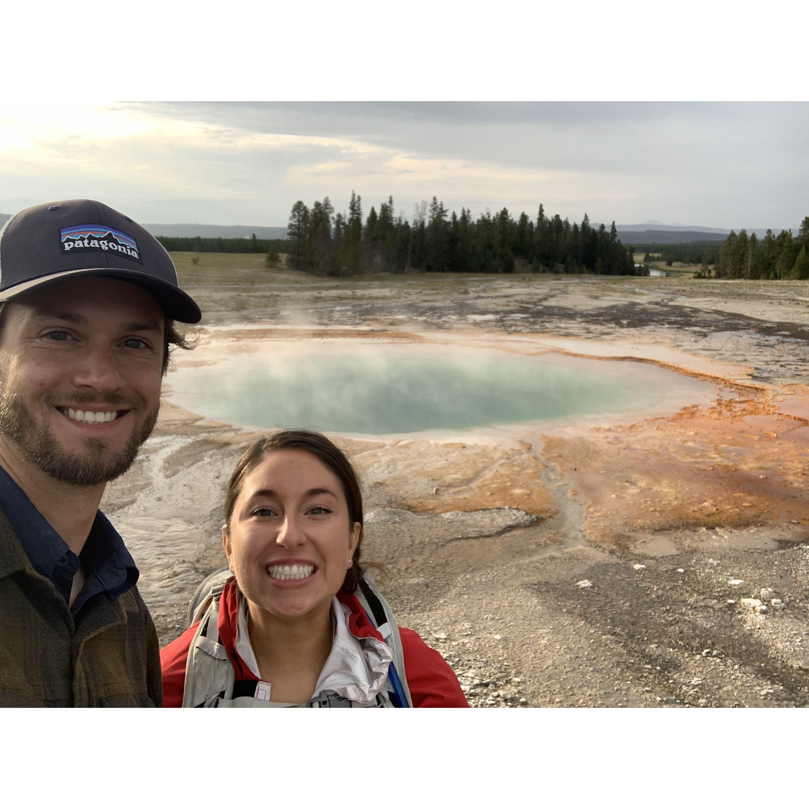 Sylvana clearly geeking out over some geothermal features