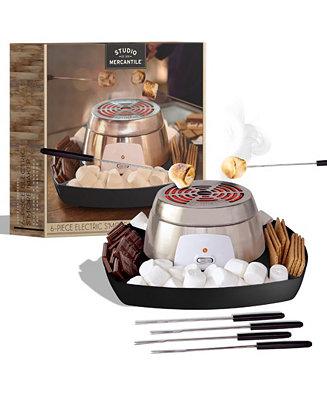 Studio Mercantile Electric Tabletop Smores Maker for Indoors Set