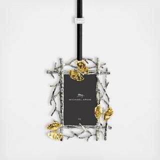 Butterfly Ginkgo Frame Ornament