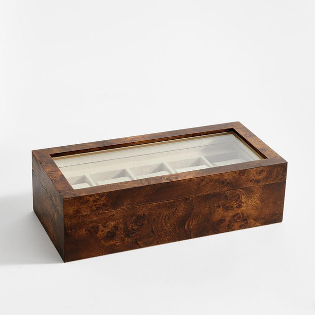 Burlwood Watch Box