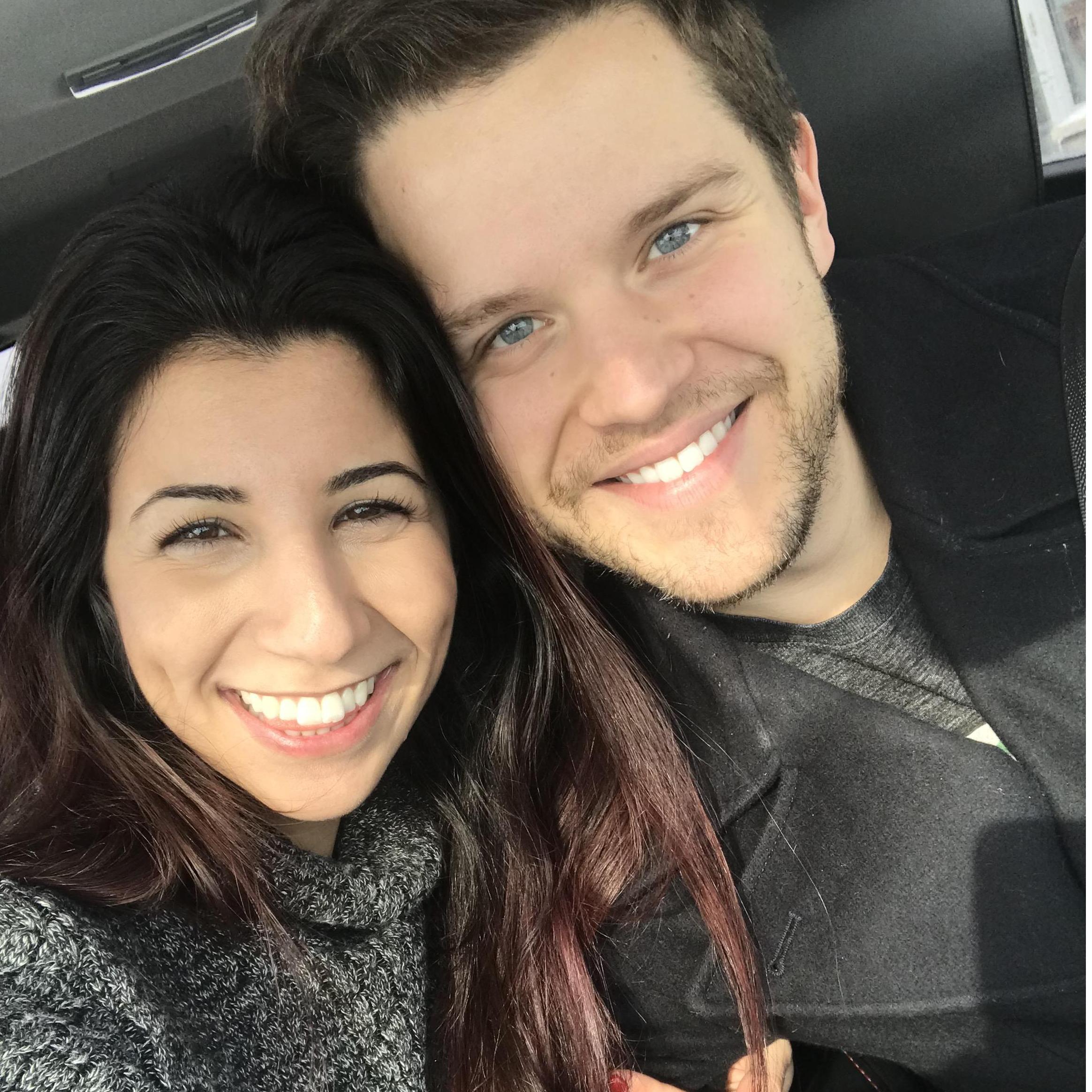 On our way to meet the Tamblyn's in Barrie for the first time in February, 2018.