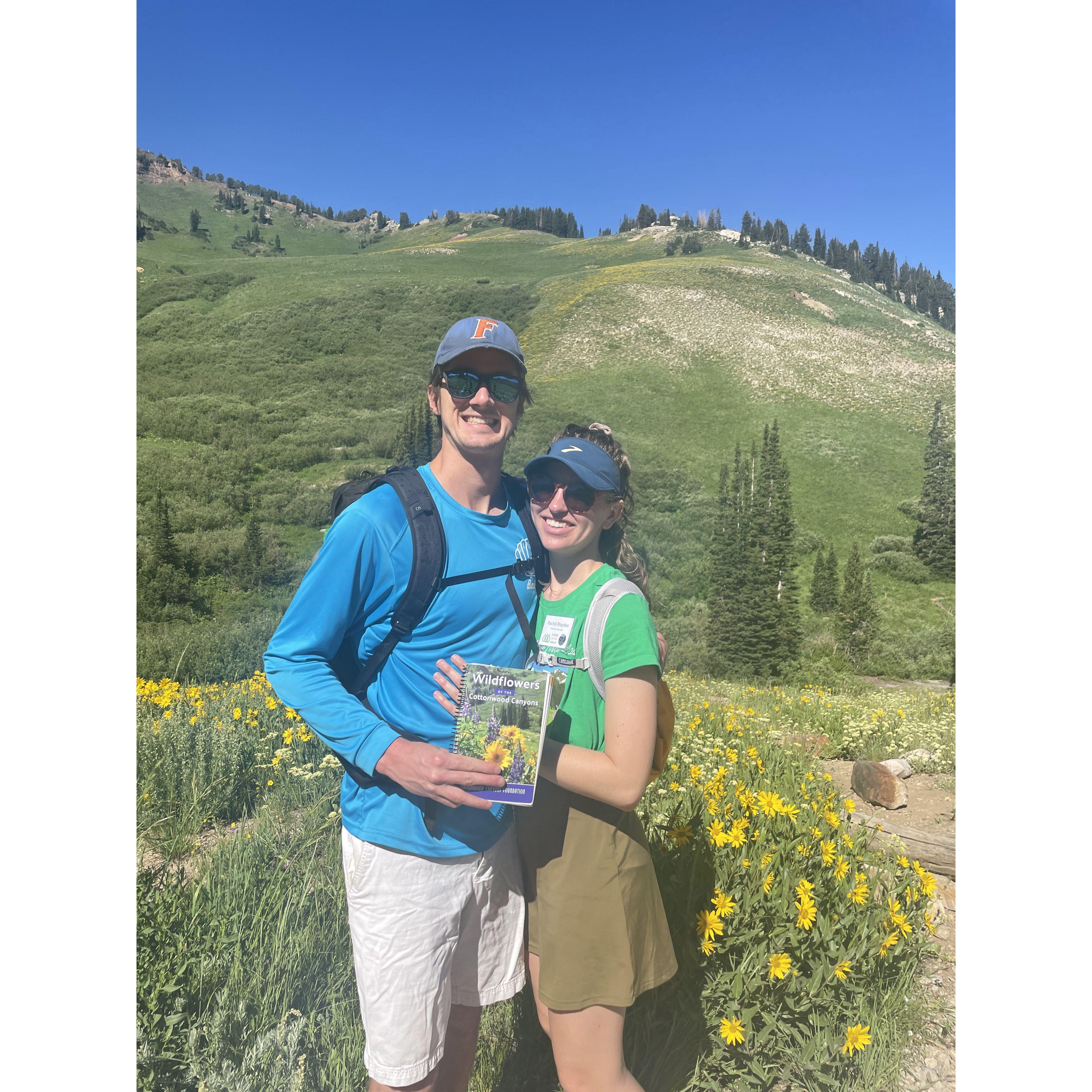Rachel as a wildflower guide!