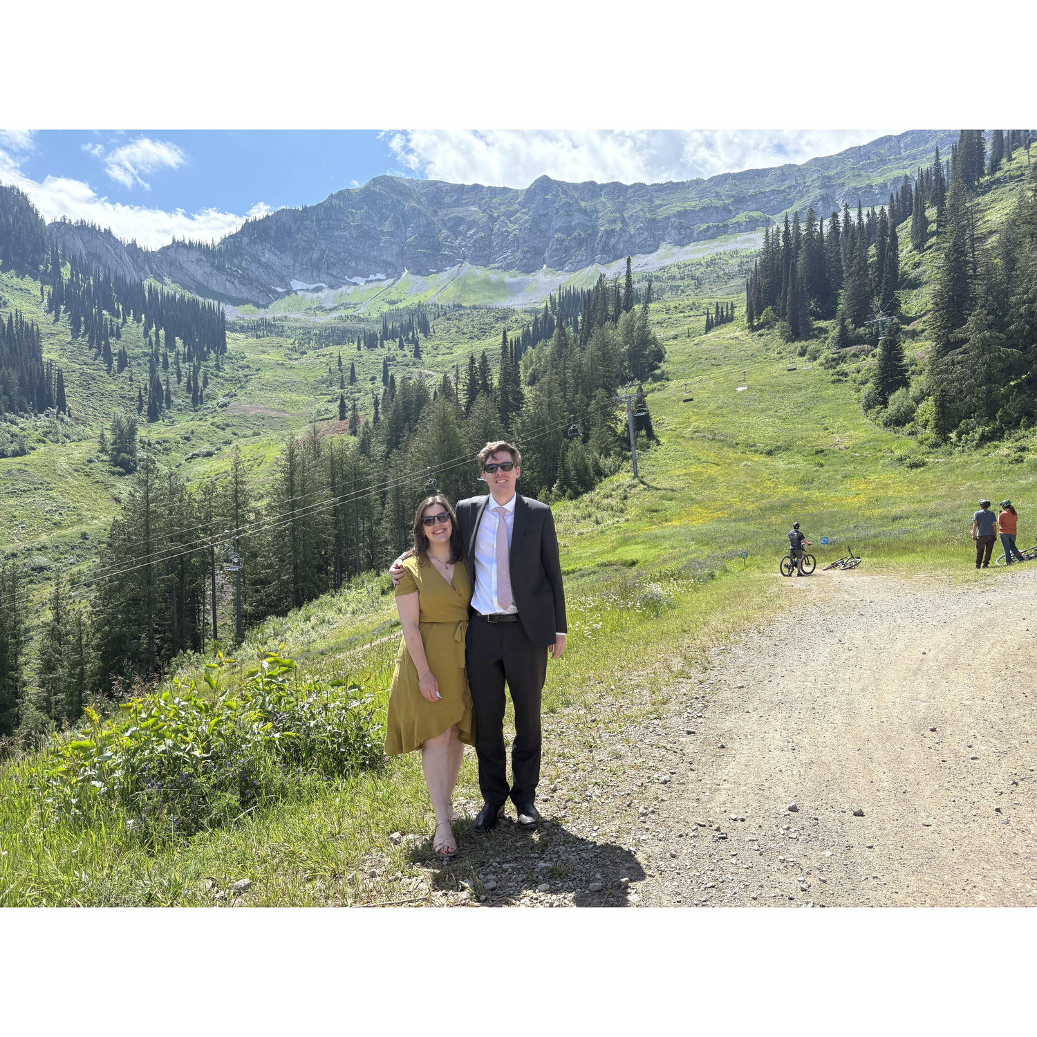 Celebrating our friends' wedding in Fernie BC (July 2025)