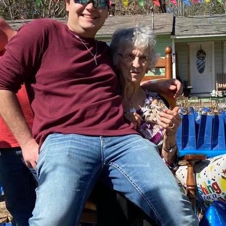 Mamaw Evelyn and her Zach