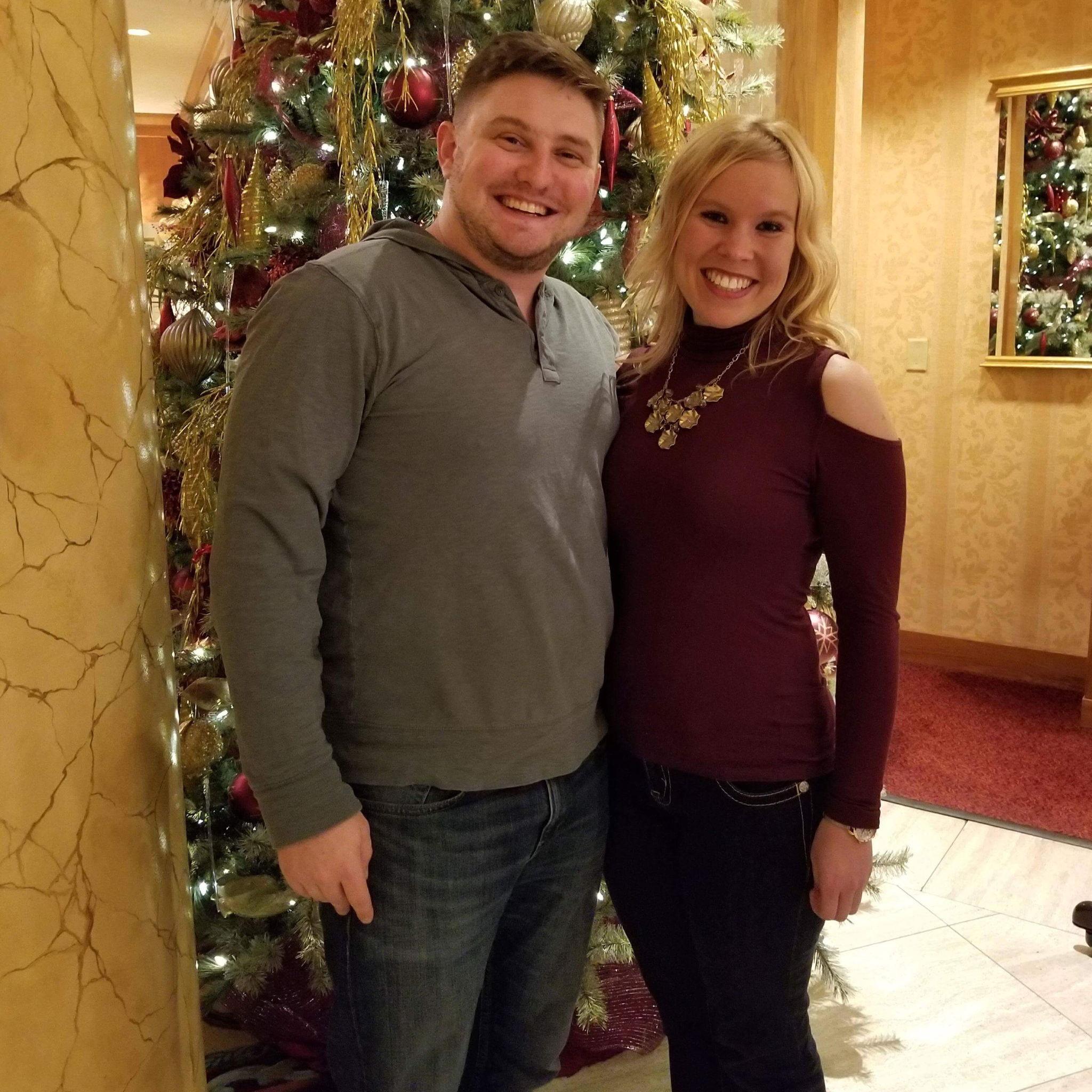 One of our first pictures together, and my first time meeting most of Ben’s family.