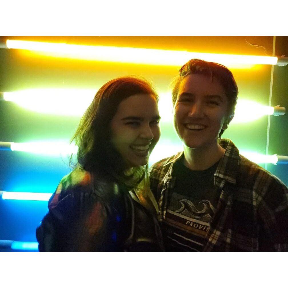 Our first gay bar date! The Lookout in Ottawa, December 2019