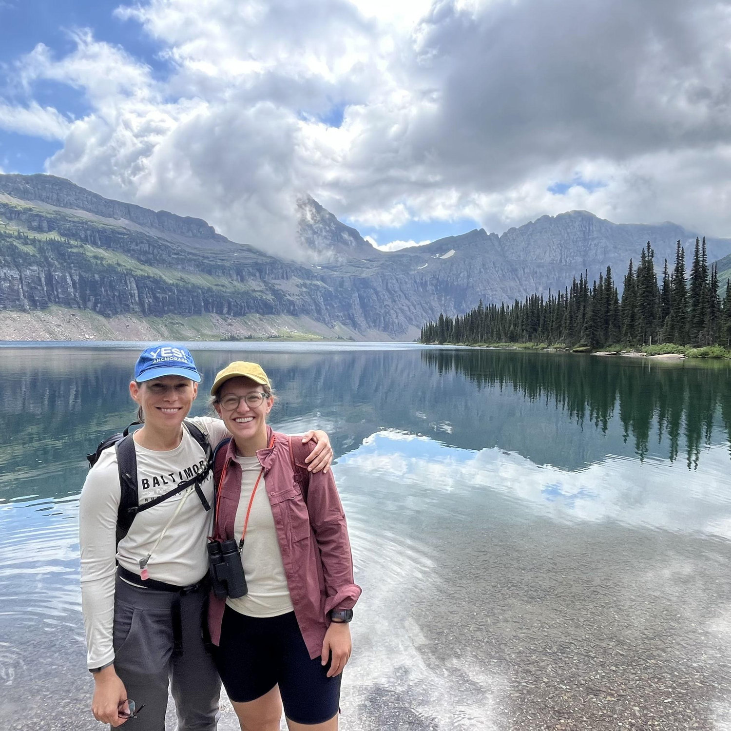Hidden Lake in Glacier National Park, Montana